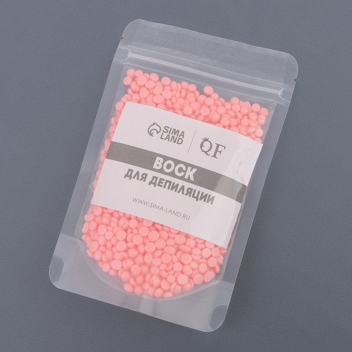 Воск для депиляции, плёночный, в гранулах, 100 гр, цвет розовый Воск для депиляции, плёночный, в гранулах, 100 гр, цвет розовый