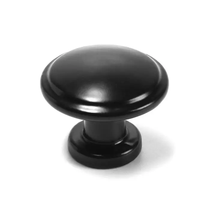 Ручка-кнопка ТУНДРА VINTAGE 012, черная