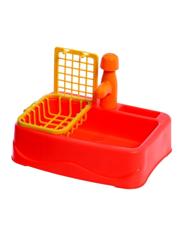 Игровой набор &laquo;Чистая кухня&raquo;, функциональная раковина, посуда, продукты