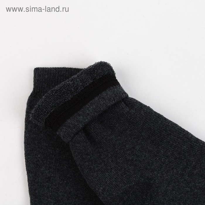 Носки детские махровые, цвет серый, размер 20