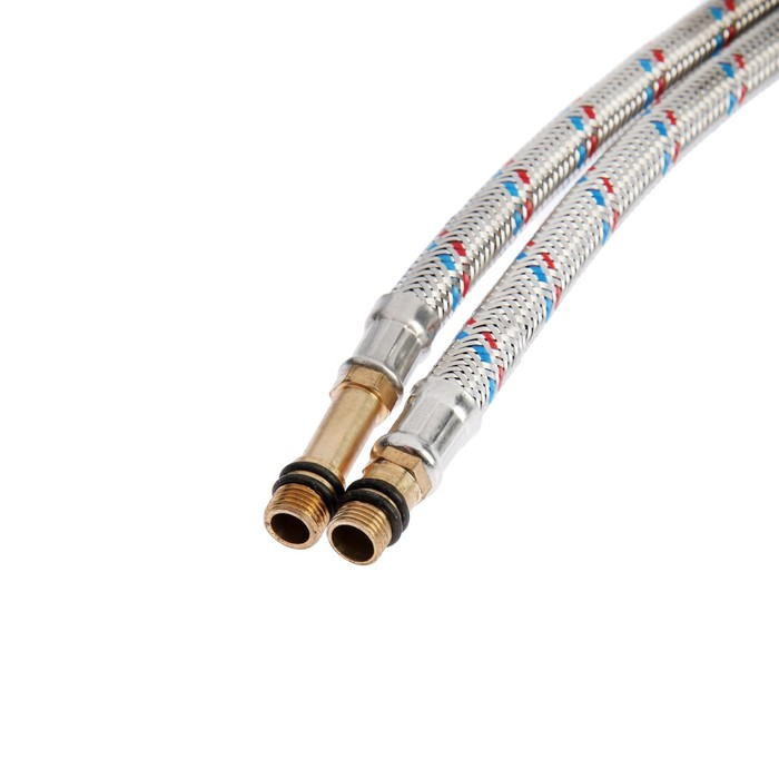 Подводка гибкая для смесителя ZEIN, гайка 1/2 Подводка гибкая для смесителя ZEIN, гайка 1/2", штуцер М10, 150 см, набор 2 шт