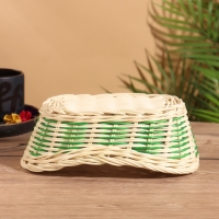 Корзина плетеная 22x14x8 см, ротанг