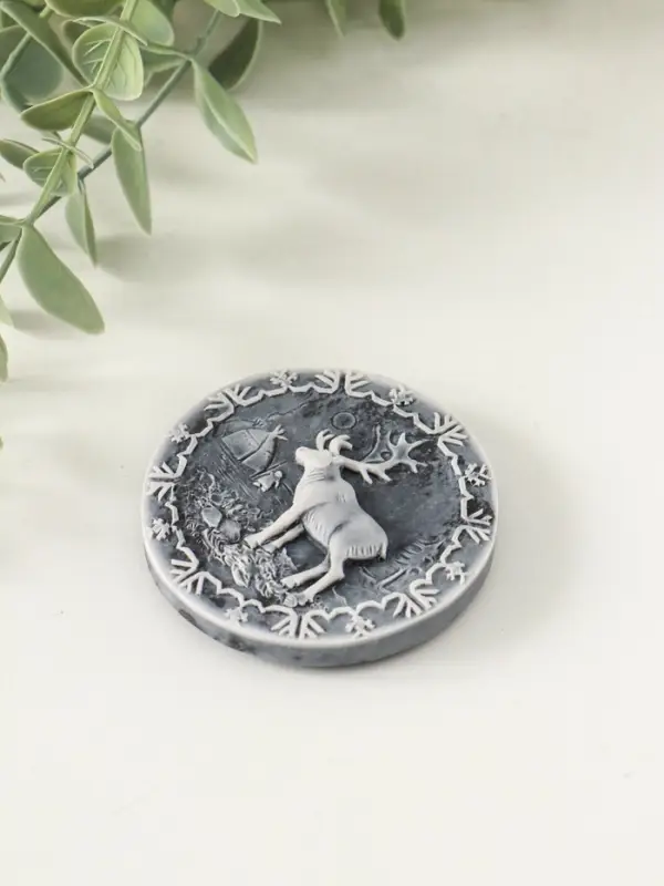 Магнит "Северный олень (барельеф)"