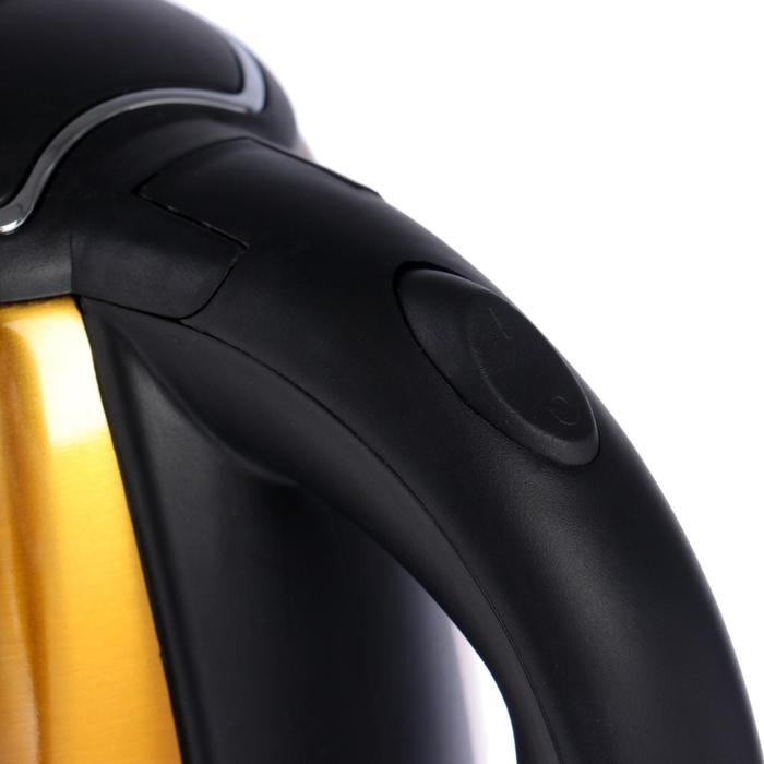 Чайник электрический Чайник электрический "МАТРЁНА" MA-002, металл, 1.8 л, 1500 Вт, жёлтый