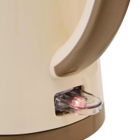 Чайник электрический MK-8091, пластик, 1.7 л,фильтр, бежевый