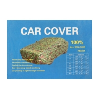 Тент автомобильный, водонепроницаемый, полиэстер, камуфляж хаки, размер M 457*165*119 см