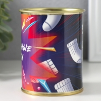 Подарочные носки в банке «Взрывные», (внутри носки мужские, цвет чёрный) Подарочные носки в банке «Взрывные», (внутри носки мужские, цвет чёрный)