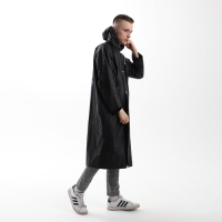 Дождевик взрослый плащ &laquo;ДождеWEEK&raquo;, размер 42-48, 60 х 110 см, цвет чёрный