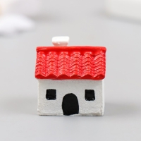 Фигурка для флорариума полистоун "Одноэтажный домик" 2,5х1,8х2,5 см