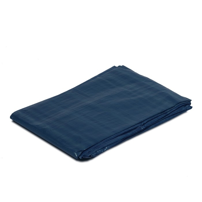 Тент защитный, 6 &times; 5 м, плотность 60 г/м&sup2;, УФ, люверсы шаг 1 м, синий