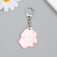 Брелок акрил "Хрюшка" 3,7х4 см