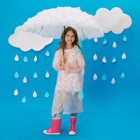 Дождевик детский &laquo;Мишка&raquo; (125-155 см)