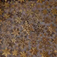 Мешочек подарочный органза &laquo;Новогодние снежинки&raquo;, 20 х 30 см +/- 1.5 см