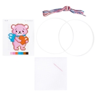 Набор для творчества. Вышивка "Медвежонок с сердечком" (с пяльцами) 05619 Набор для творчества. Вышивка "Медвежонок с сердечком" (с пяльцами) 05619