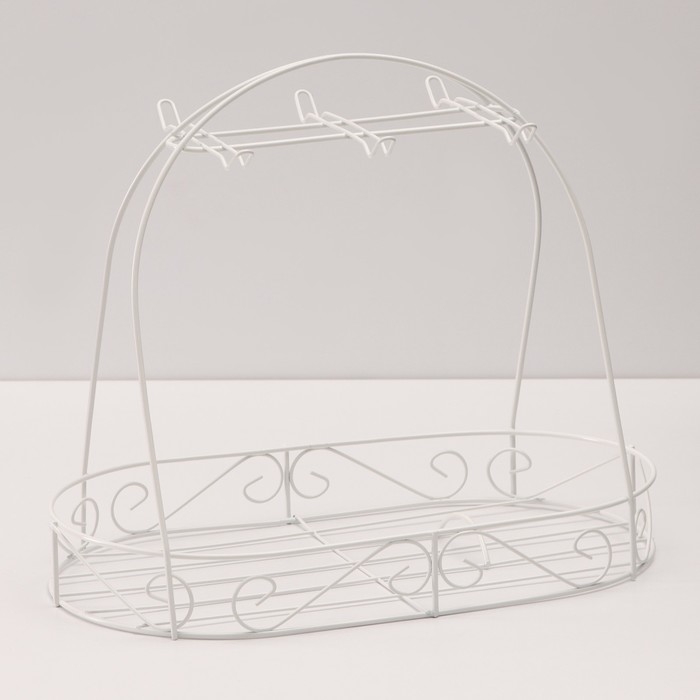 Сервиз фарфоровый чайный Доляна &laquo;Млечный путь&raquo;, 15 предметов: 6 чашек 220 мл, 6 блюдец d=13,5 см, молочник 300 мл, сахарница 350 мл, чайник 1000 мл, цвет белый