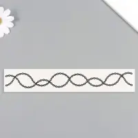 Переводная тату на тело чёрная &laquo;Браслет. Цепь&raquo;, 20&times;3 см