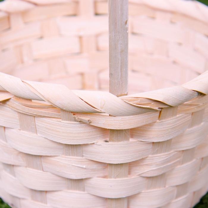 Набор корзин плетёных, белых, бамбук, 3 шт. Набор корзин плетёных, белых, бамбук, 3 шт.