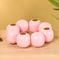 Подсвечник на 4 свечи "Бусы" с 8 сферами, зефир 19х19х5,5 см