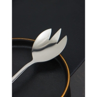 Вилка салатная из нержавеющей стали Доляна, h=19,8 см, толщина 2,2 мм, 410 сталь Вилка салатная из нержавеющей стали Доляна, h=19,8 см, толщина 2,2 мм, 410 сталь