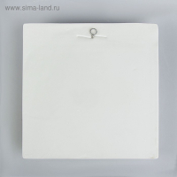 Гипсовая фигура Орнамент: Лист Клёна, 27 х 27 х 6 см