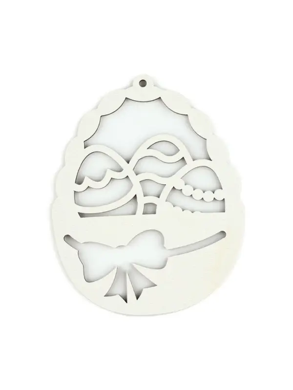 Подвеска деревянная на Пасху &laquo;Корзинка&raquo;, 8&times;10 см