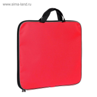 Папка для чертежей и рисунков А3, 470 х 350 х 20 мм, с ручками, текстильная, Calligrata Стандарт, Красная, плотность 600D Папка для чертежей и рисунков А3, 470 х 350 х 20 мм, с ручками, текстильная, Calligrata Стандарт, Красная, плотность 600D