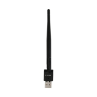 Адаптер Wi-Fi Gembird WNP-UA-010, 150 Mbps, USB, антенна, чёрный Адаптер Wi-Fi Gembird WNP-UA-010, 150 Mbps, USB, антенна, чёрный