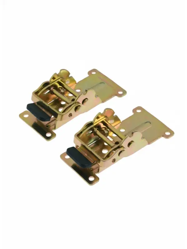 Кронштейн складной ТУНДРА ks001, 70&times;70 мм, желтый цинк, набор 2 шт.