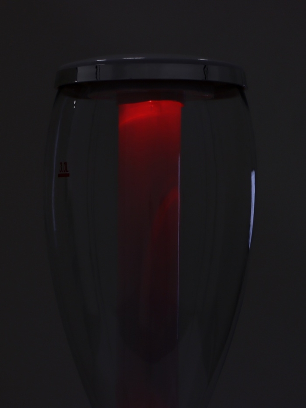 Башня пивная VaviloneDouble, 3 л, ёмкость для льда, подсветка, пластик, серебристая