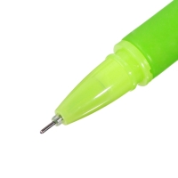 Ручка гелевая-прикол МИКС Меховой шар МИКС (штрихкод на штуке)