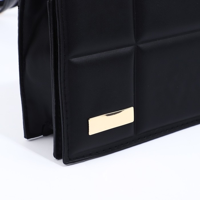 Сумка-мессенджер на магните, цвет чёрный Сумка-мессенджер на магните, цвет чёрный