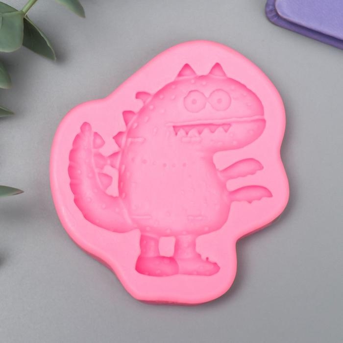 Молд силикон Молд силикон "Динозаврик - страшилка" 1,2х7х7,8 см