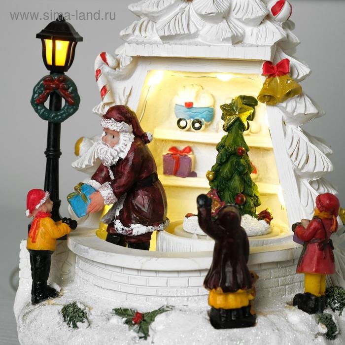 Светодиодная фигура «Ёлка» 10 × 23 × 10 см, полистоун, батарейки ААх3 (не в комплекте), USB, свечение тёплое белое Светодиодная фигура «Ёлка» 10 × 23 × 10 см, полистоун, батарейки ААх3 (не в комплекте), USB, свечение тёплое белое