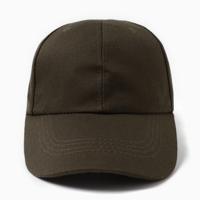 Кепка однотонная MINAKU, цвет зелёный, р-р 52-54 Кепка однотонная MINAKU, цвет зелёный, р-р 52-54