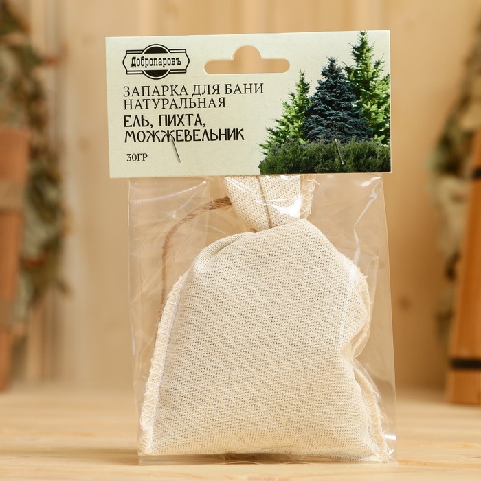 Запарка для бани натуральная Запарка для бани натуральная "Ель, Пихта, Можжевельник" 30 гр