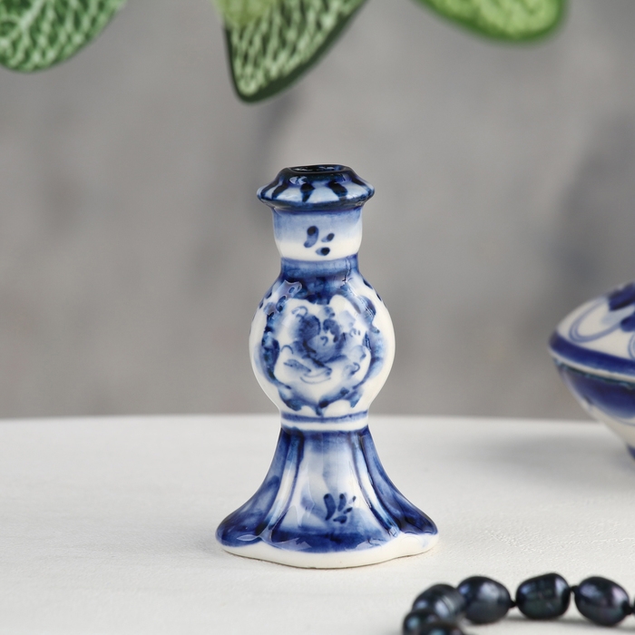 Подсвечник Подсвечник "Изящный", гжель