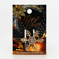 Заколка для волос новогодняя &laquo;Верь в мечту&raquo;, на Новый год, снежинка, 55 х 35 см