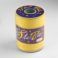 Косая бейка, атласная, 15 мм &times; 132 &plusmn; 1 м, цвет жёлтый №9026