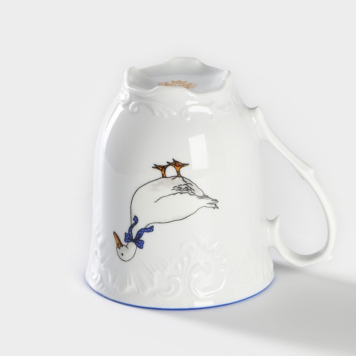 Кружка &laquo;Рококо. Гуси&raquo;, 300 мл, фарфор