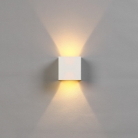 Светильник фасадный &laquo;Куб&raquo;, FSD-063, 6 Вт, 3000К, регулир. луч, IP65, 220 В, пластик, белый   1008423