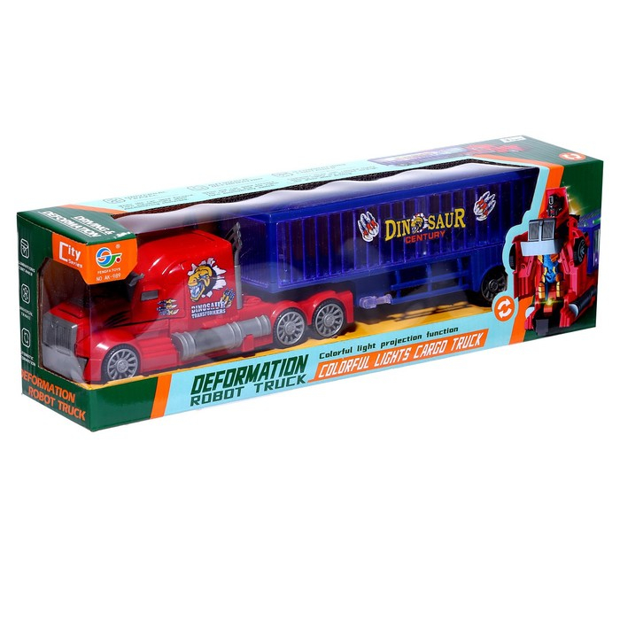 Робот &laquo;Грузовик&raquo;, трансформируется, световые и звуковые эффекты