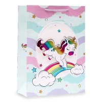 Пакет ламинированный &laquo;Милый Единорожка&raquo;,  30 &times; 41,5 &times; 12 см