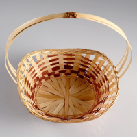 Корзина плетеная «Ладья», 32×23×10 см, бамбук Корзина плетеная «Ладья», 32×23×10 см, бамбук