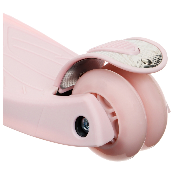 Самокат GRAFFITI Baby, колёса световые PU 120/70 мм, ABEC 7, цвет розовый Самокат GRAFFITI Baby, колёса световые PU 120/70 мм, ABEC 7, цвет розовый