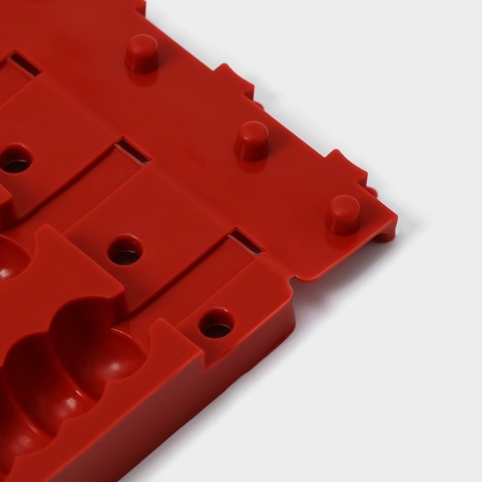 Форма для леденцов &laquo;Батончик&raquo;, силикон, 19&times;11&times;2 см, 5 ячеек (6&times;2,6 см), цвет МИКС