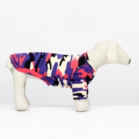 Толстовка "Камуфляж", размер S (ДС 25, ОШ 25, ОГ 35 см), фиолетовый Толстовка "Камуфляж", размер S (ДС 25, ОШ 25, ОГ 35 см), фиолетовый