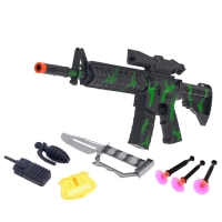 Набор полицейского &laquo;Спецназ&raquo;, 5 предметов, автомат стреляет присосками