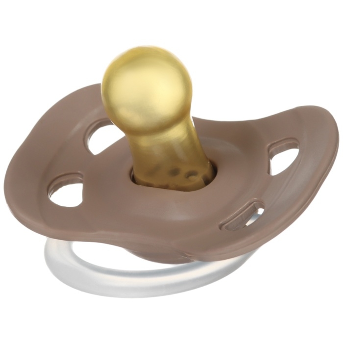 Соска - пустышка латексная классическая &laquo;Мишка&raquo;, от 0 мес., цвет коричнеый
