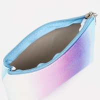 Набор косметичек 2 в 1 на молниях, цвет синий Набор косметичек 2 в 1 на молниях, цвет синий