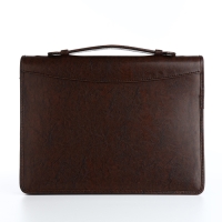 Папка для документов &laquo;Алекс&raquo;, цвет коричневый